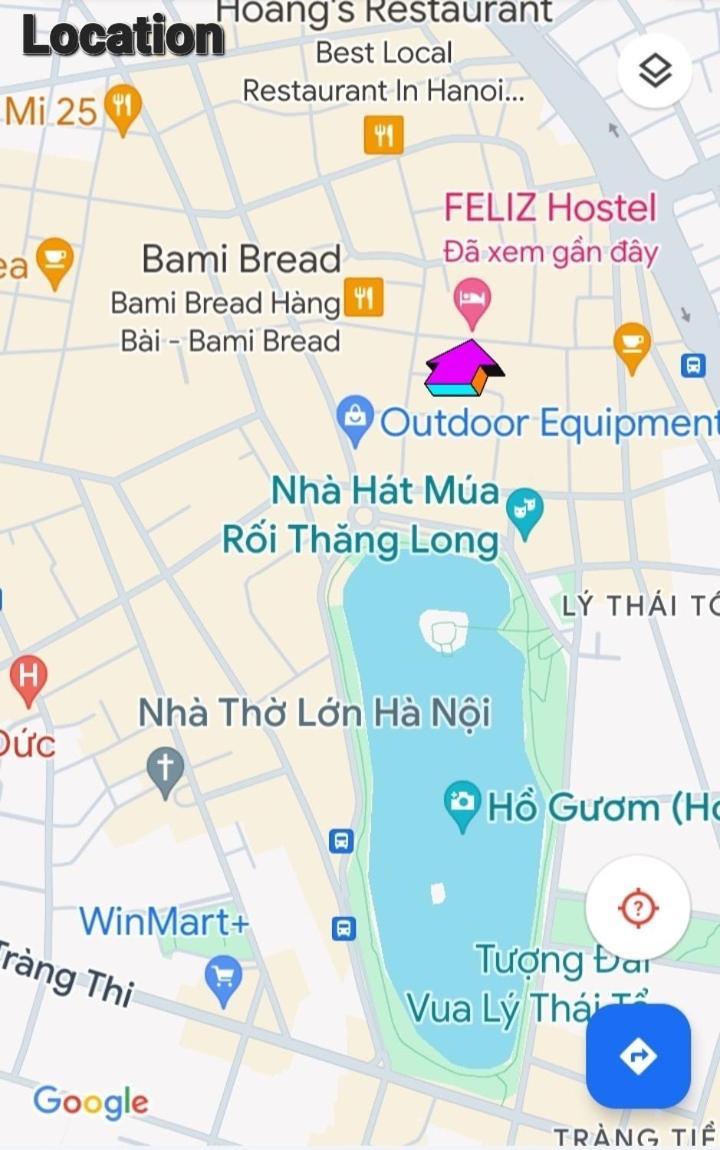 Feliz Hostel Hanoi Luaran gambar